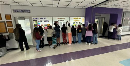 students writing 